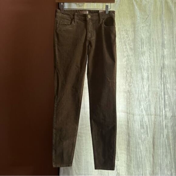 Kut from the‎ Kloth Diana Skinny Corduroy Pants Khaki Tan Beige NWT Size 0 - Picture 2 of 7